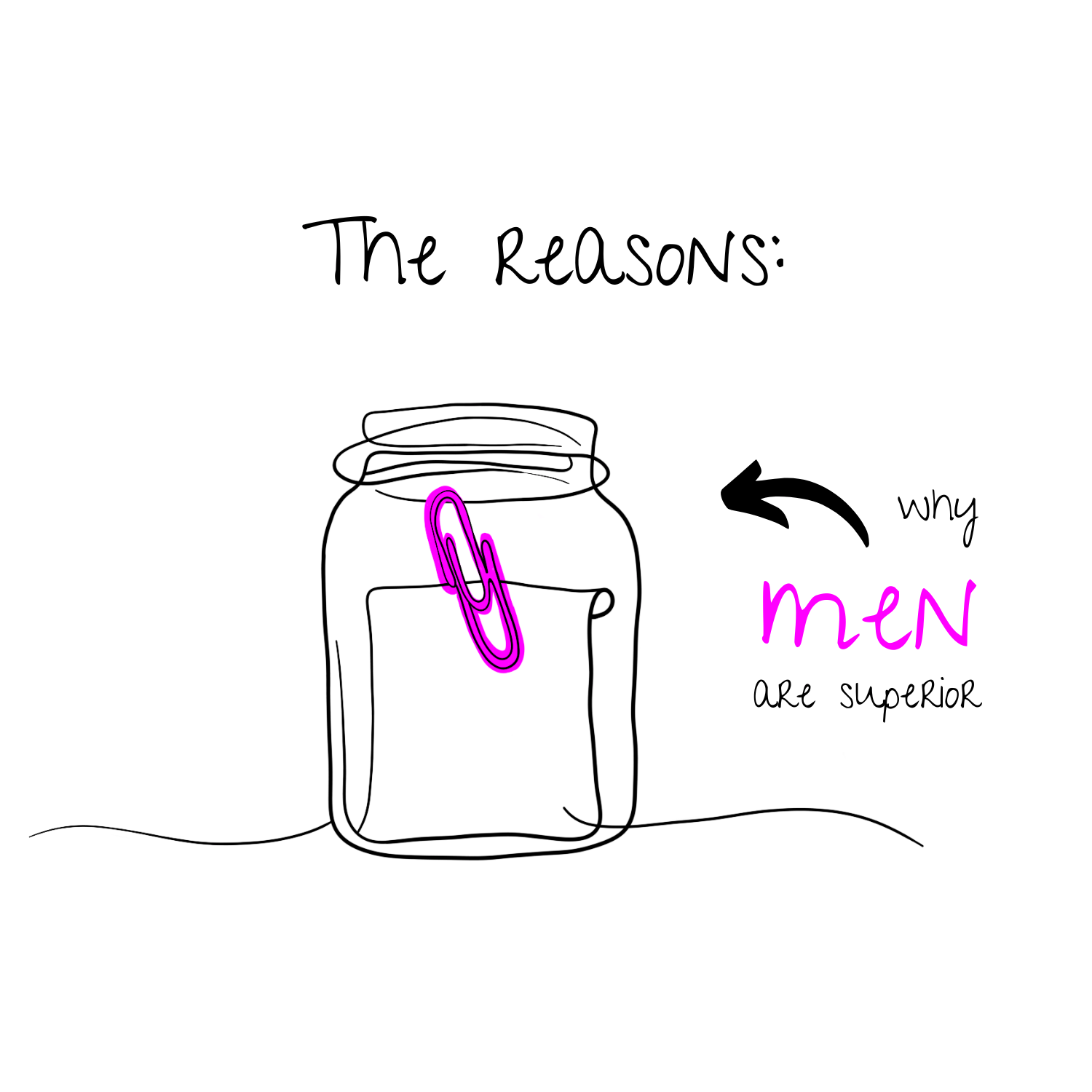 The reasons why men are superior: