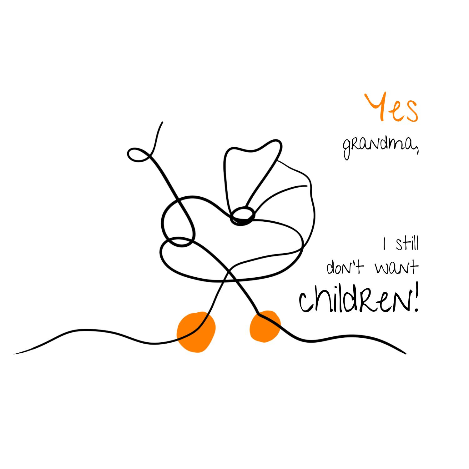 Yes, grandma, I still don’t want children