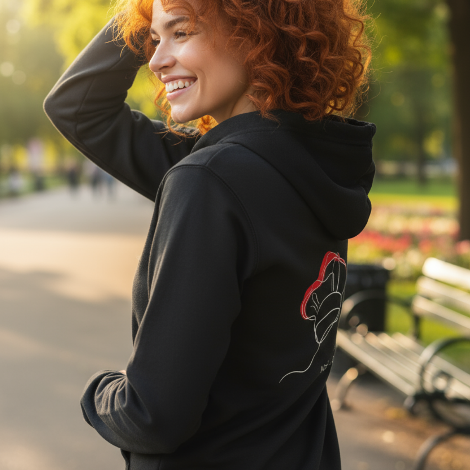 Hoodie (Backprint): Cooking is a skill, not a gender.
