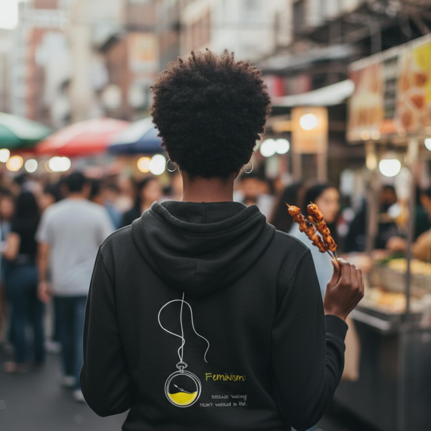 Hoodie (Backprint): Feminism: because “waiting” hasn’t worked so far