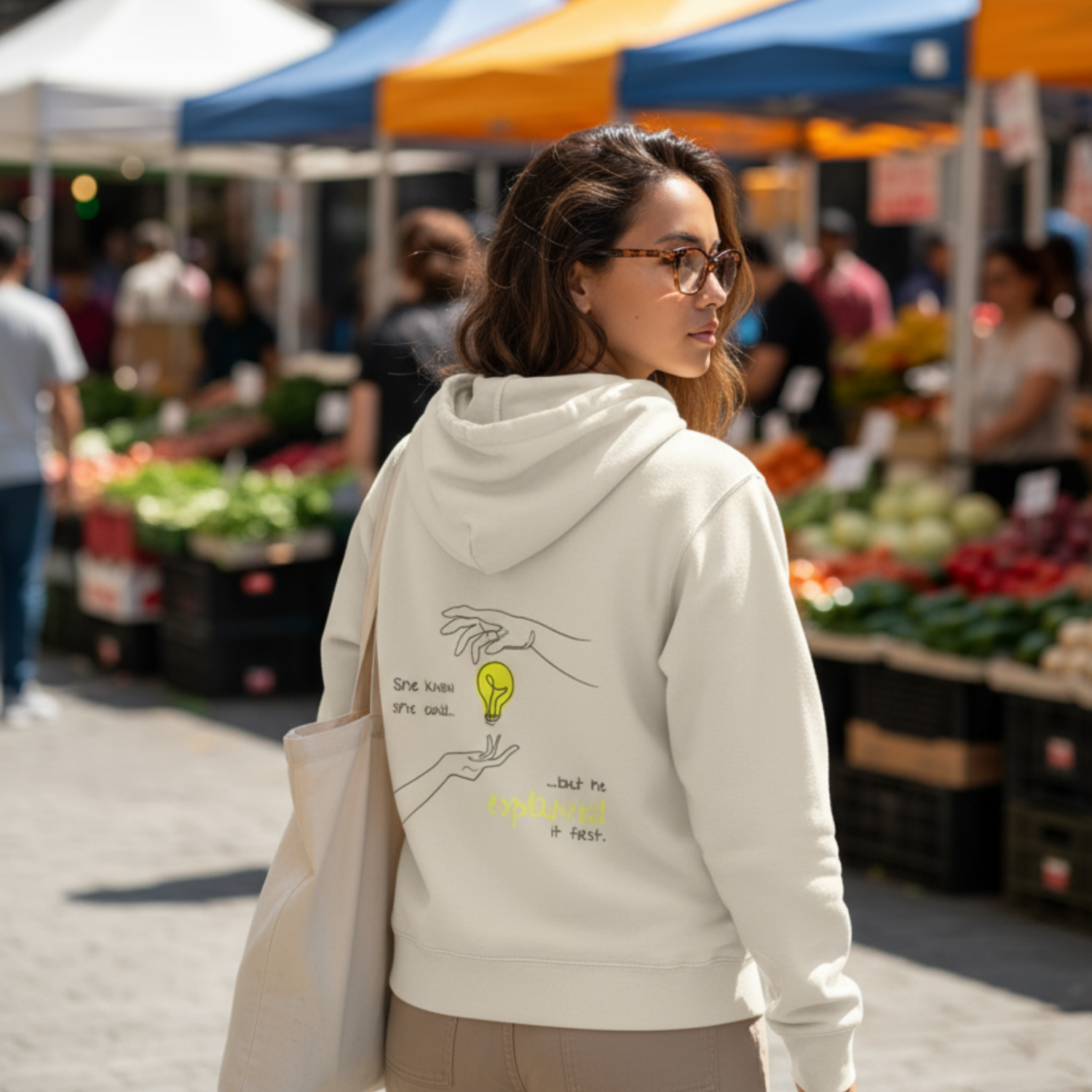 Hoodie (Backprint): She knew she could, but he explained it first.