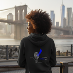 Hoodie (Backprint): Interrupted since birth.