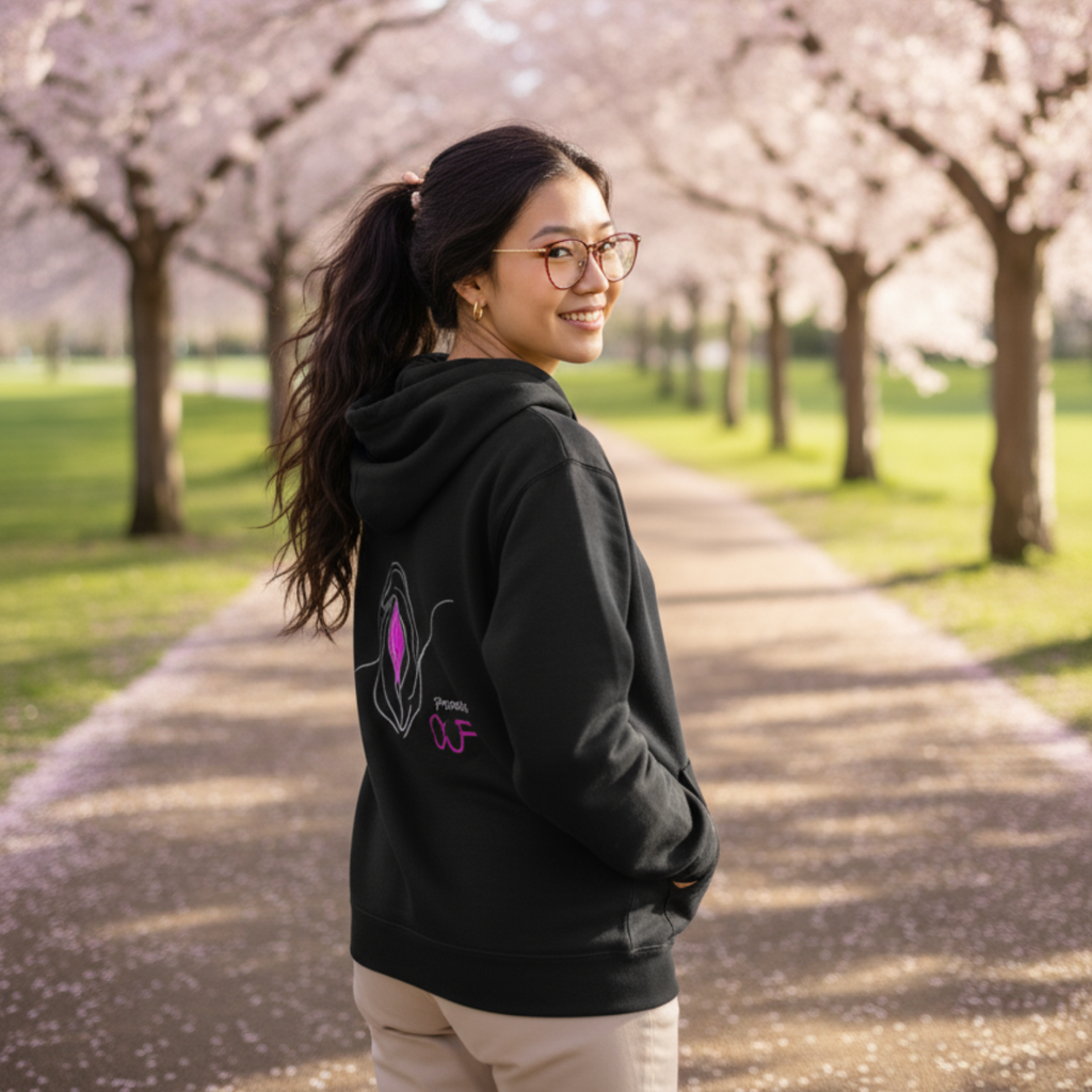 Hoodie (Backprint): Feminist AF