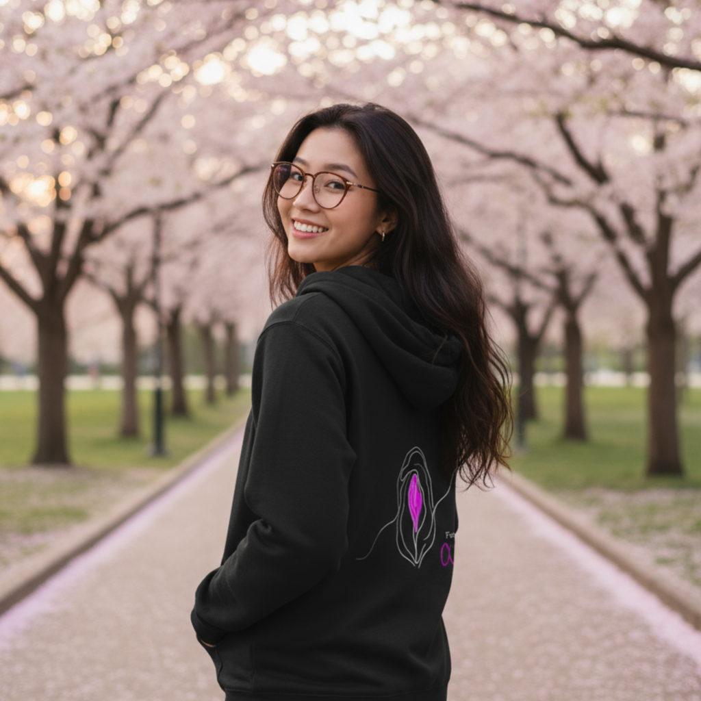 Hoodie (Backprint): Feminist AF