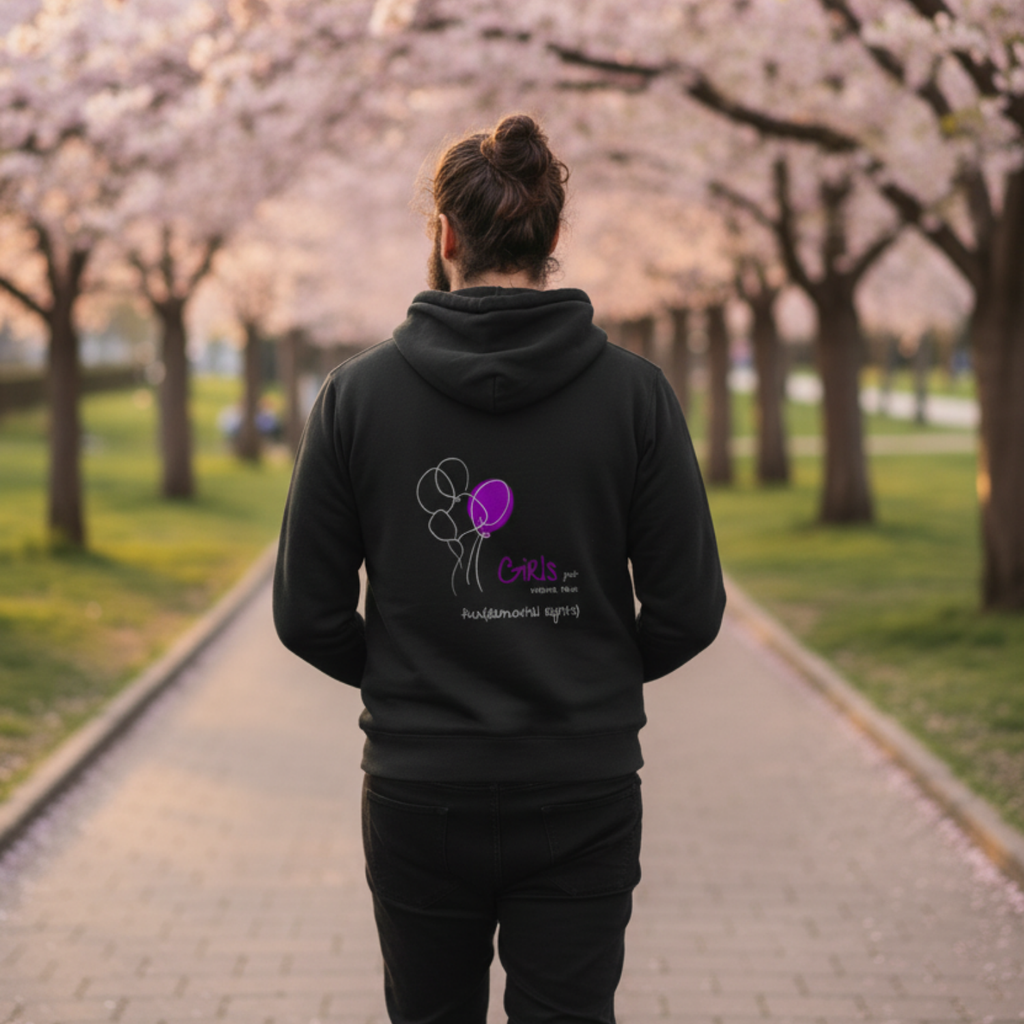 Hoodie (Backprint): Girls just wanna have fun(damental rights)