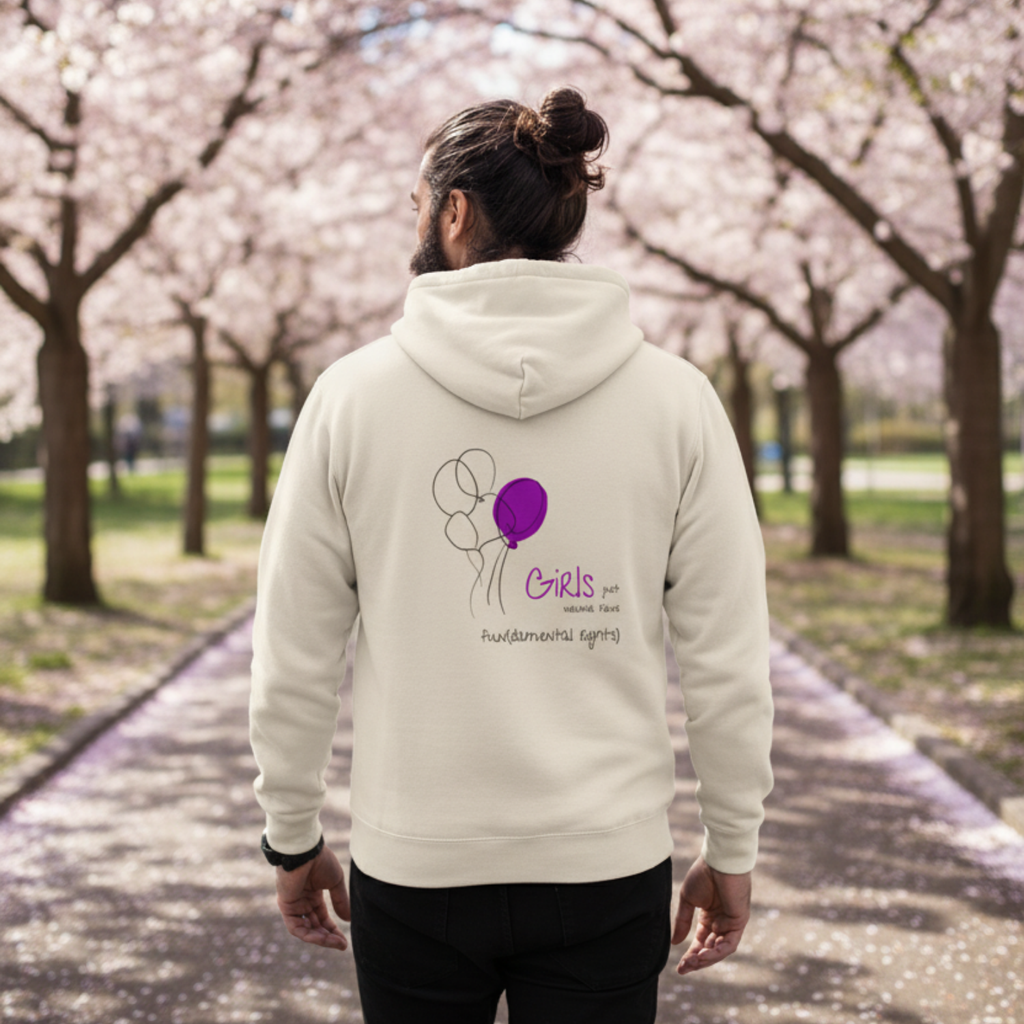 Hoodie (Backprint): Girls just wanna have fun(damental rights)