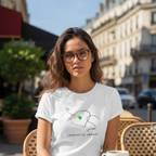 Casual T-Shirt (Front Print Large): Compliments ≠ comments.