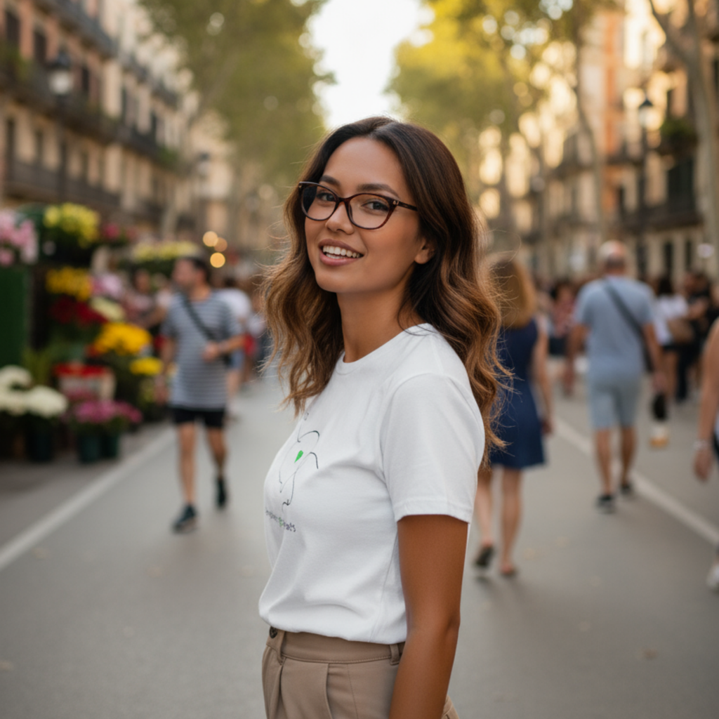 Casual T-Shirt (Front Print Large): Compliments ≠ comments.