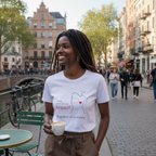 Casual T-Shirt (Front Print Large): Every chest deserves respect. Regardless of inventory.