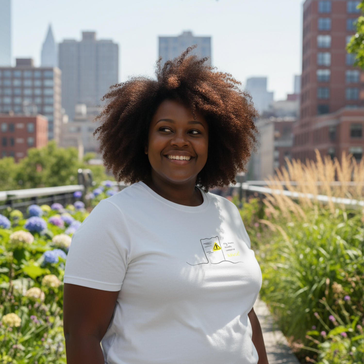 Casual T-Shirt (Frontprint Large): My invoice includes unsolicited advice.