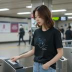 Casual T-Shirt (Frontprint Large): Send Naps, Not Nudes