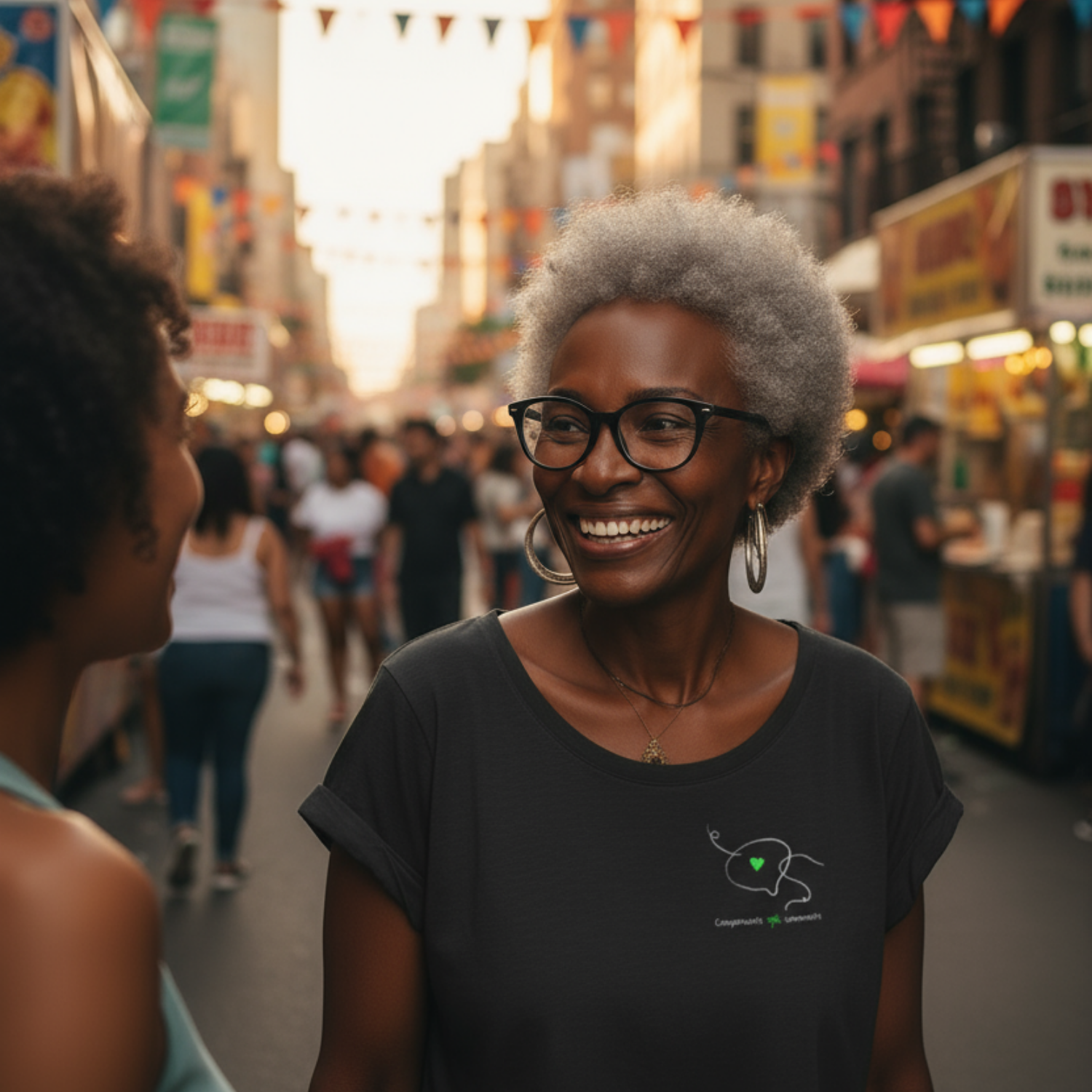 Crop Shirt: Compliments ≠ comments.