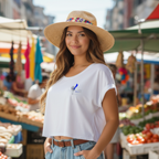 Crop Shirt: Interrupted since birth.