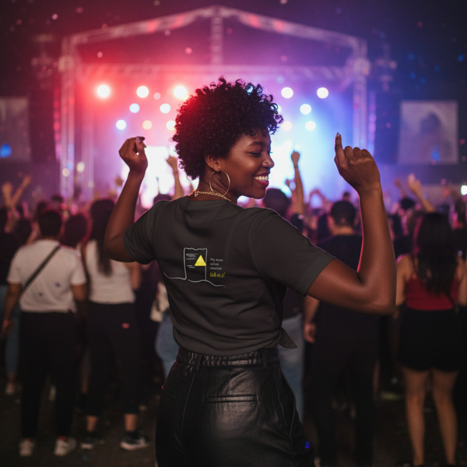 Casual T-Shirt (Backprint): My invoice includes unsolicited advice.