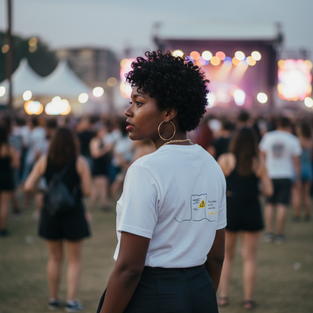 Casual T-Shirt (Backprint): My invoice includes unsolicited advice.