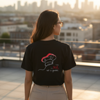 Casual T-Shirt (Backprint): Cooking is a skill, not a gender.
