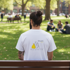 Casual T-Shirt (Backprint): Same job. Same hours. Less pay. Guess who?