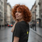 Casual T-Shirt (Backprint): She knew she could, but he explained it first.