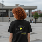 Casual T-Shirt (Backprint): She knew she could, but he explained it first.