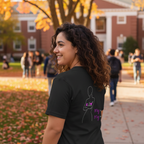 Casual T-Shirt (Backprint): My Body, My Rules