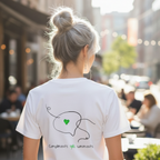 Casual T-Shirt (Backprint): Compliments ≠ comments.