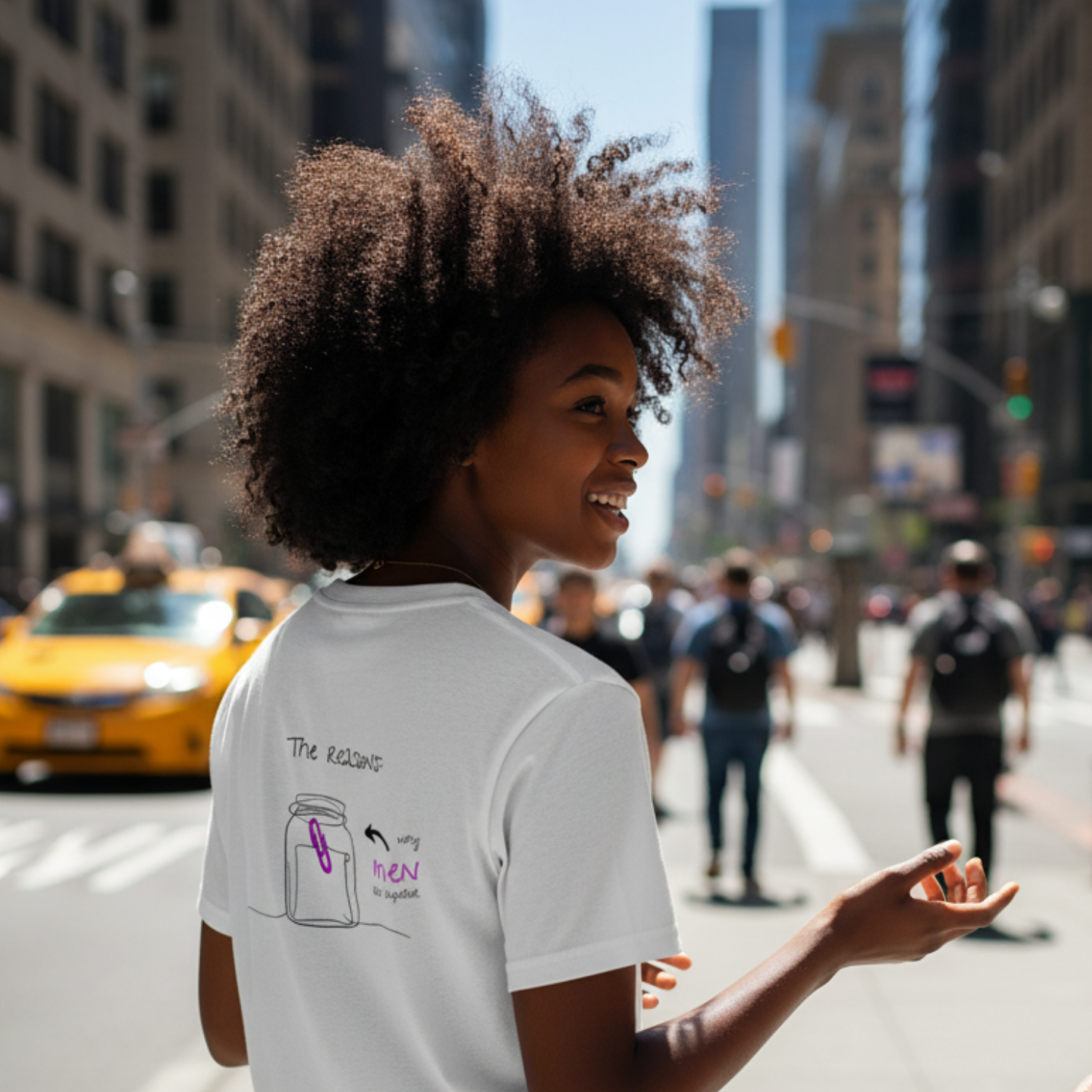 Casual T-Shirt (Backprint): The reasons why men are superior: