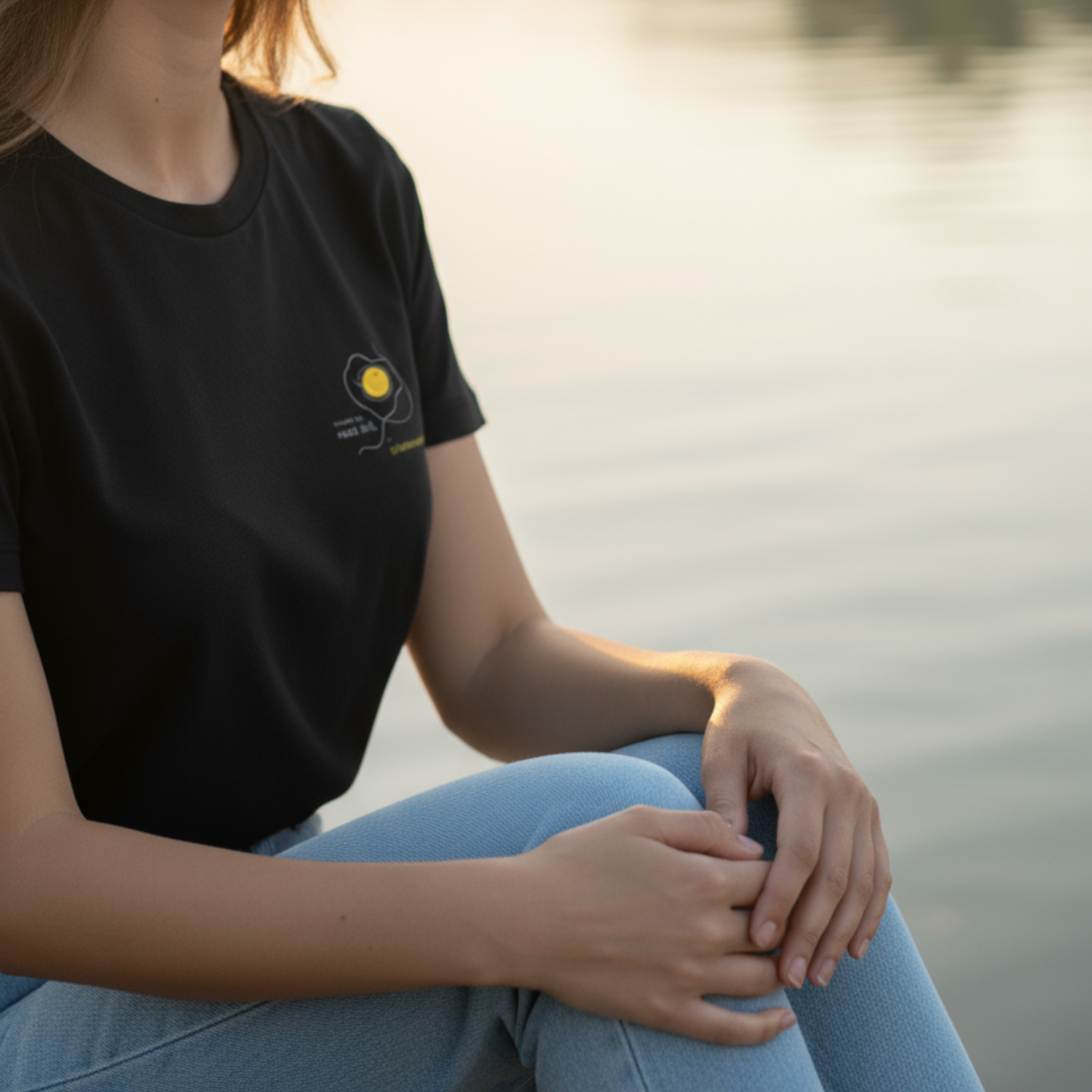Casual T-Shirt: Scrambled eggs need skill, not chromosomes.