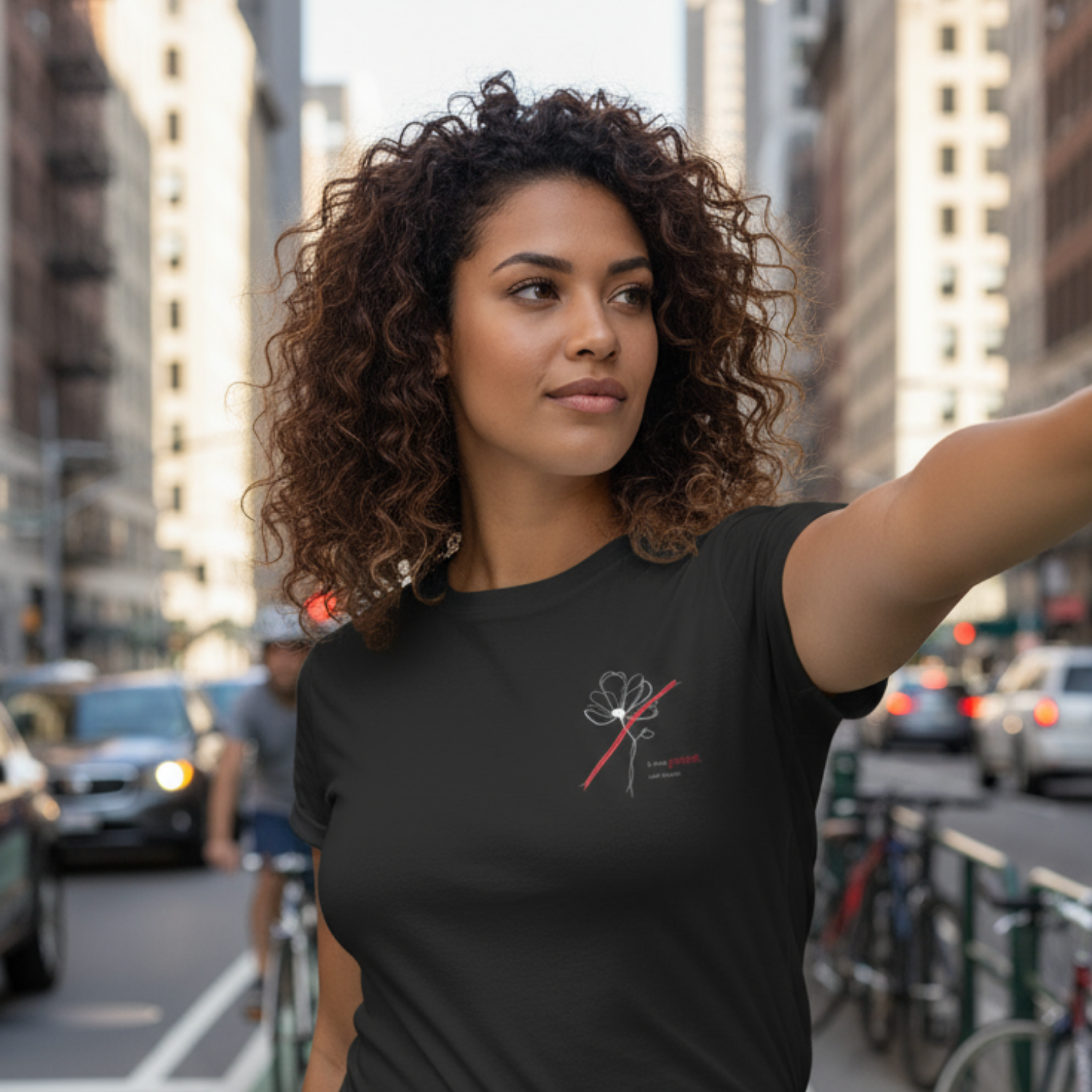 Casual T-Shirt: I’ll take power over flowers