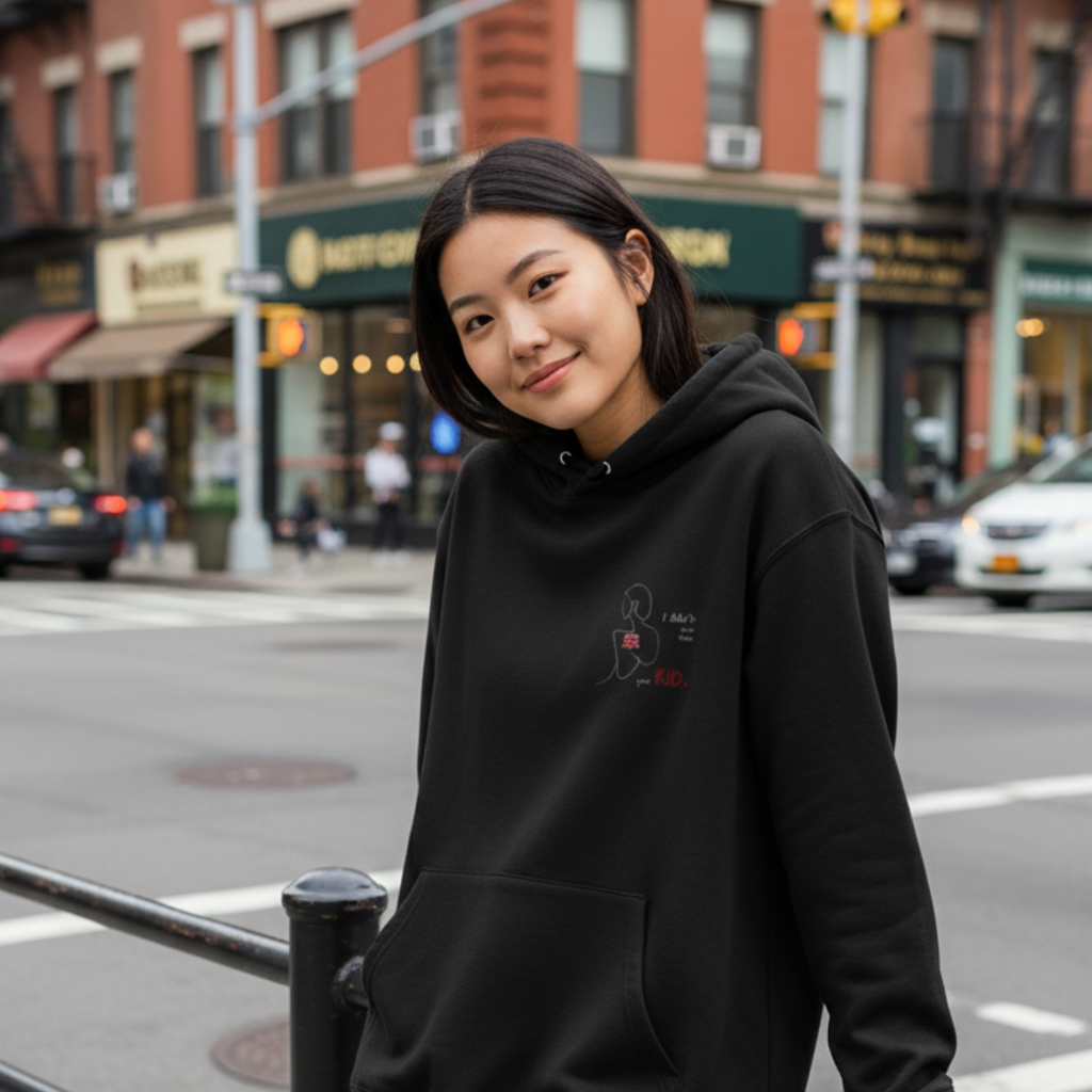 Hoodie: I didn’t come from your rib.