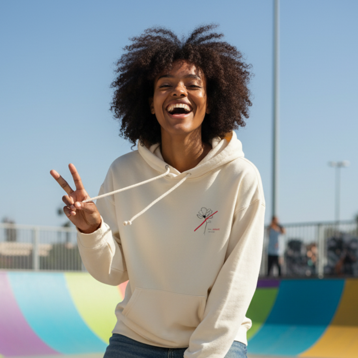 Hoodie: I’ll take power over flowers