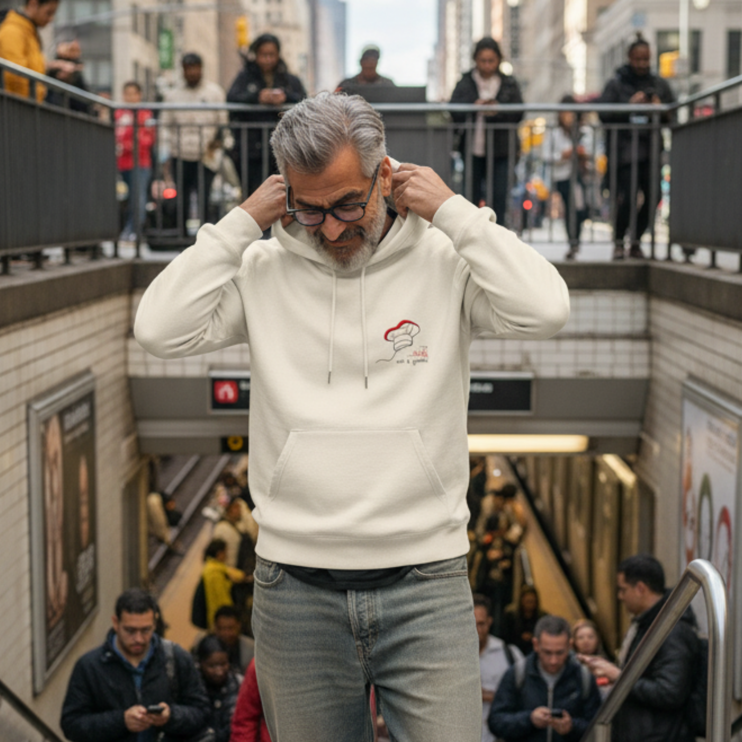 Hoodie: Cooking is a skill, not a gender.