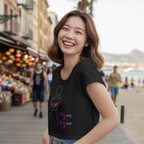 Crop Shirt (Frontprint Large): My Body, My Rules