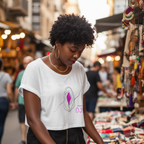Crop Shirt (Frontprint Large): Feminist AF