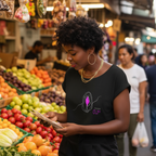Crop Shirt (Frontprint Large): Feminist AF