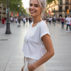 Crop Shirt (Front Print Large): Yes, grandma, I still don't want children