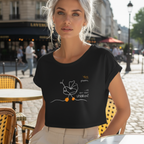 Crop Shirt (Front Print Large): Yes, grandma, I still don't want children