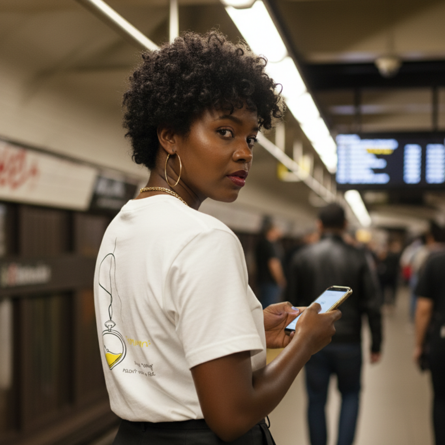 Oversize Shirt (Backprint): Feminism: because “waiting” hasn’t worked so far