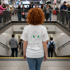 Oversize Shirt (Backprint): Support women. Not just your mom