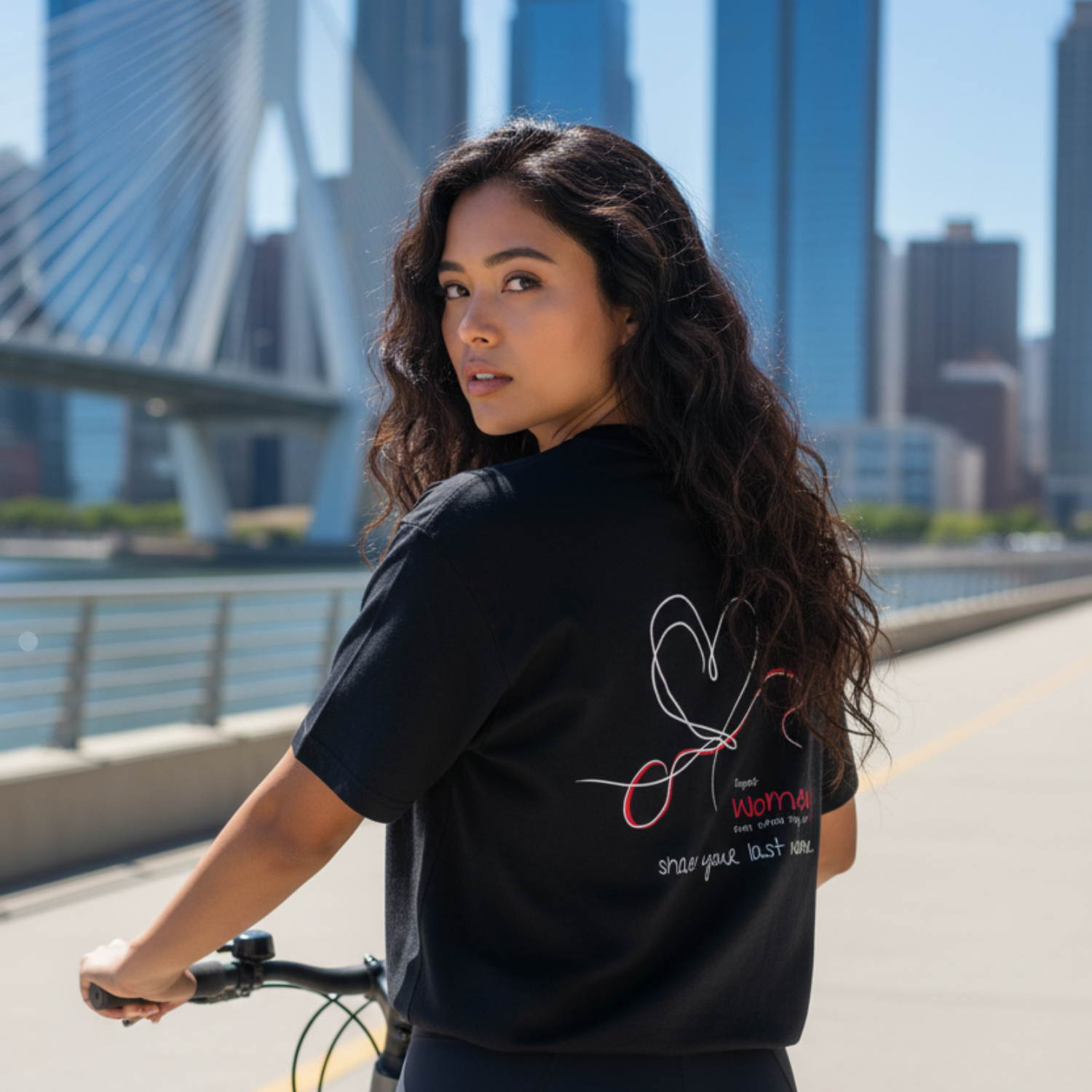 Oversize Shirt (Backprint): Support women, even when they don’t share your last name.