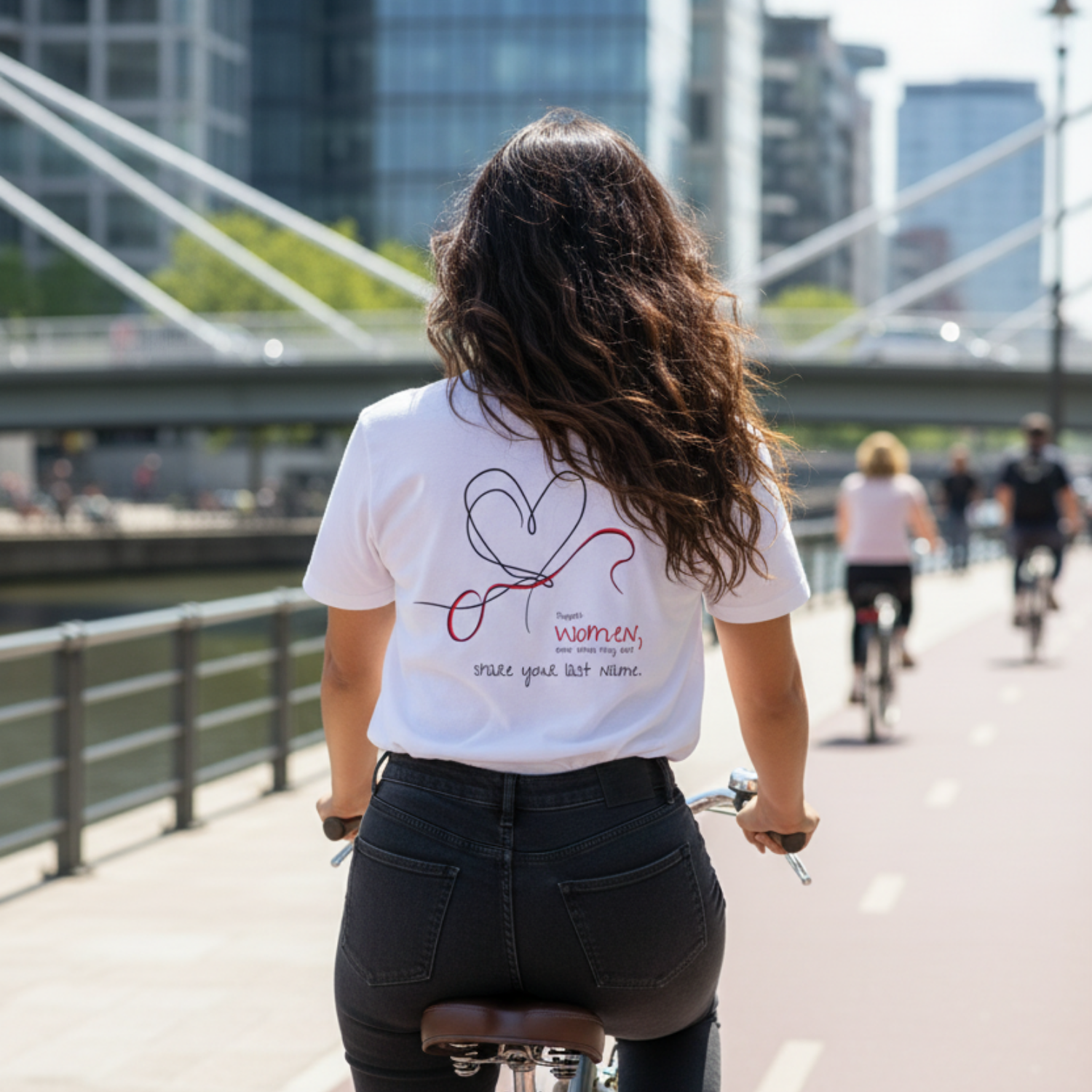 Oversize Shirt (Backprint): Support women, even when they don’t share your last name.