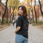 Oversize shirt (backprint): I didn't come from your rib.