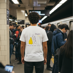 Oversize shirt (backprint): Same job. Same hours. Less pay. Guess who?