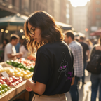 Oversize Shirt (Backprint): My Body, My Rules