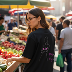 Oversize Shirt (Backprint): My Body, My Rules