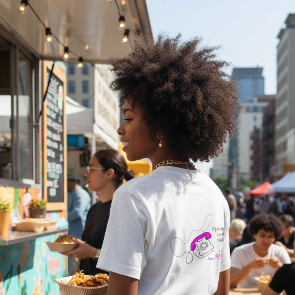 Oversize Shirt (Backprint): Equal pay sounds radical… if you're from 1950.