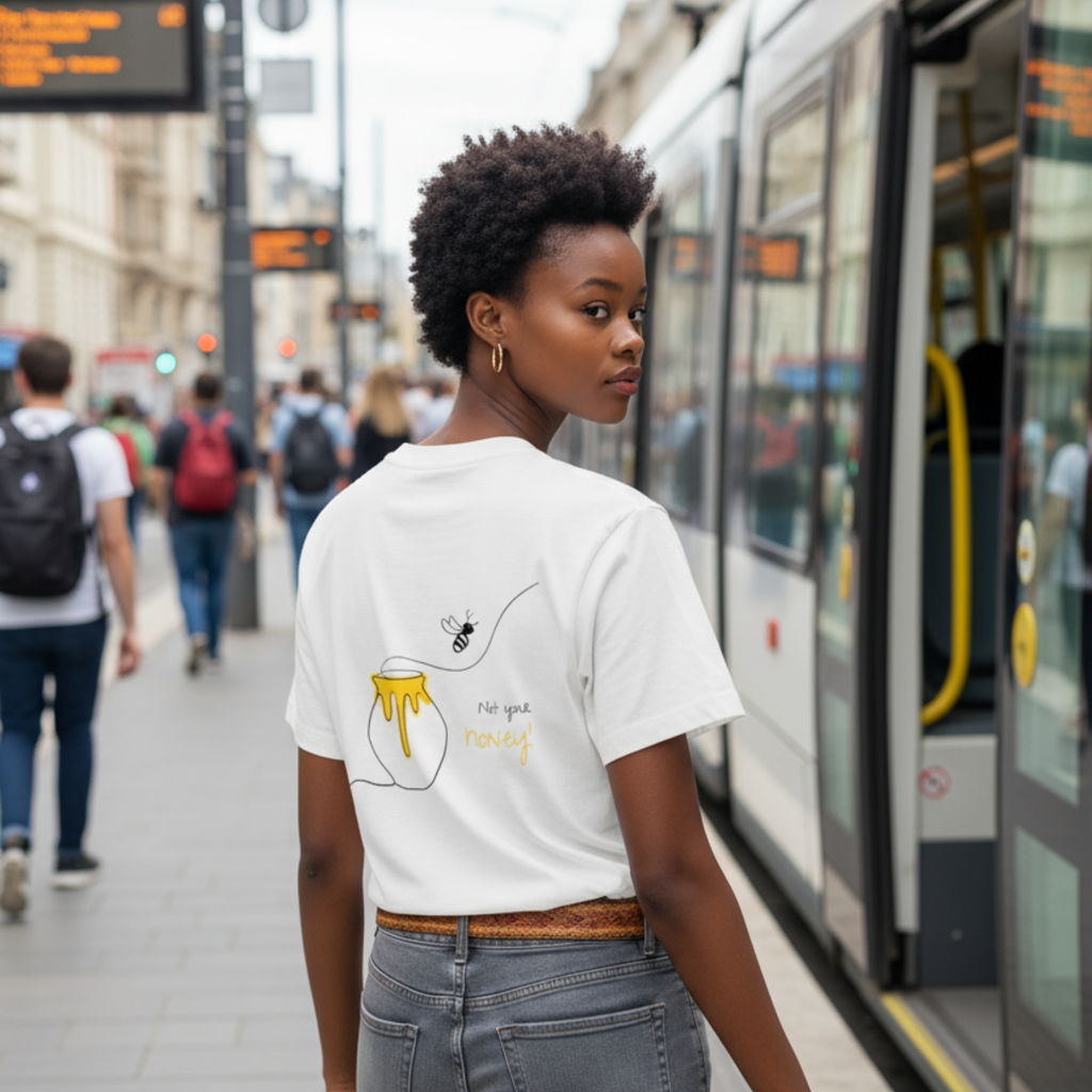 Oversize Shirt (Backprint): Not your honey