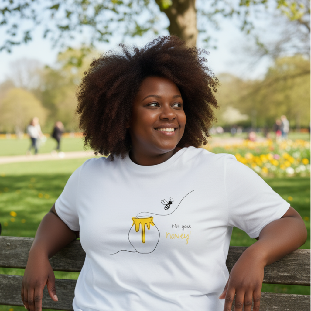 Oversize Shirt (Frontprint Large): Not your honey