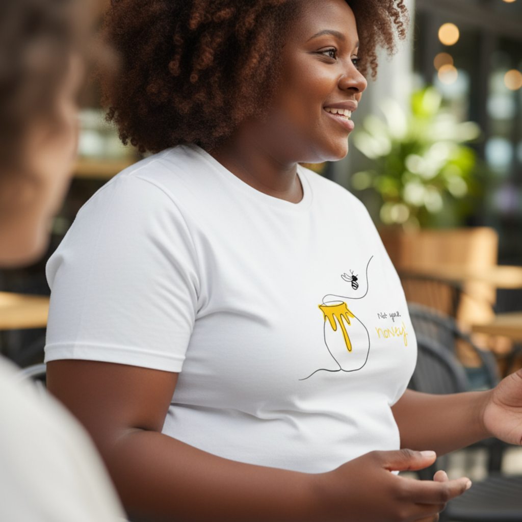 Oversize Shirt (Frontprint Large): Not your honey