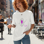 Oversize Shirt (Frontprint Large): Feminist AF