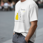 Oversize Shirt (Frontprint Large): Same job. Same hours. Less pay. Guess who?